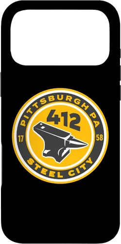 Vista 22 de Pittsburgh Steel City 412 Case for iPhone 16