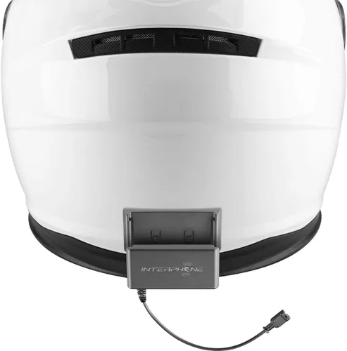 Vista 2 de Interphone UCOM4 - Comunicación Bluetooth para motocicleta - 4 conductores de hasta 1.0 mi de alcance - Batería 15 horas - Cascos auriculares