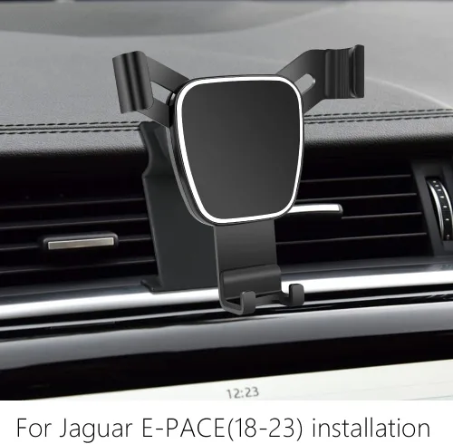 Vista 2 de Soporte de teléfono de coche para Jaguar E-PACE 2018-2023 E PACE Accesorios para automóvil, soporte de navegación, decoración interior, soporte