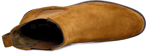 Vista 7 de Bruno Marc Botines Chelsea de piel de ante para hombre