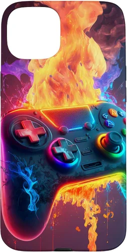 Vista 9 de Gamer Aesthetic Graphic Gaming Video Games Boys Funda para iPhone 17 para adolescentes y niños