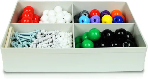 Vista 3 de Kit de estudiante modelo molecular de química orgánica (88 átomos y 140 partes de enlace) - MM-004