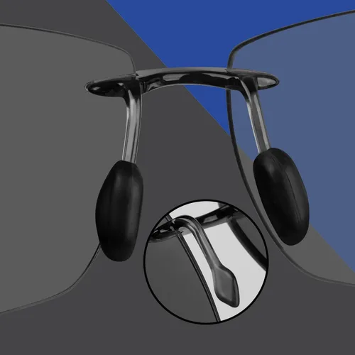 Vista 3 de Replacement Nose Pads Piece for Maui Jim Lighthouse MJ423-65mm Breakwall MJ422-63mm Sugar Beach MJ421-62mm Sunglasses