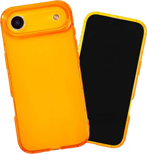 Vista 44 de SteepLab Neon Highlighter - Funda para iPhone 12 Pro Max, funda Grippy Jelly con bolsillos protectores de aire (amarillo neón llamativo)