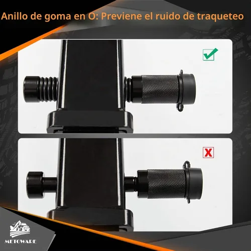 Vista 5 de METOWARE Bloqueo de enganche de remolque, apto para receptor de clase III