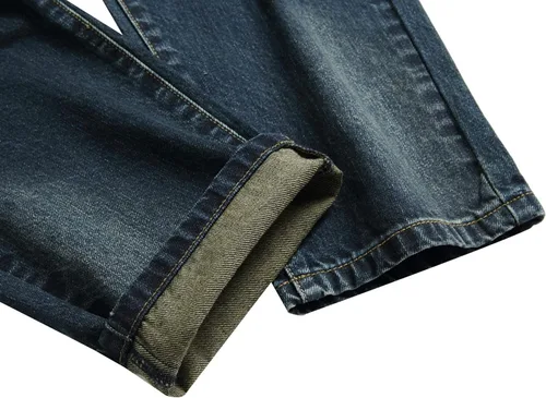 Vista 6 de Jeans casuales ajustados con agujeros rasgados para hombre