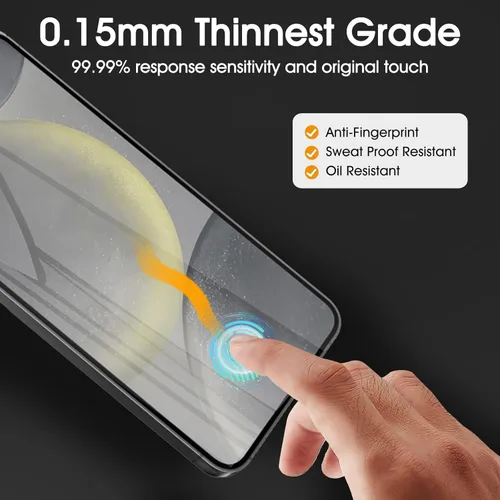 Vista 7 de Paquete de 3 protectores de pantalla de TPU suave para Samsung Galaxy A13
