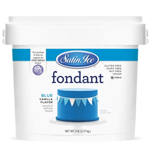 Vista 32 de Satin Ice - Fondant de café moca y menta Blanco