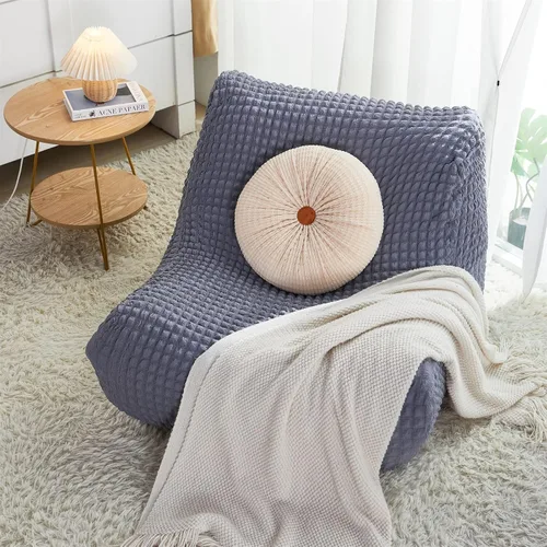 Vista 8 de TOPCHANCES Funda para silla Fireside, funda elástica para tumbona sin brazos, para sofá y muebles, protector de puf con parte inferior elástica