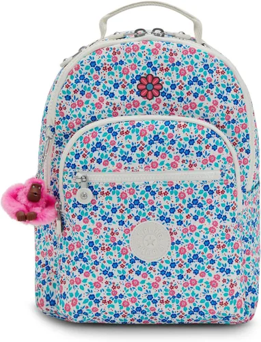 Vista 4 de Kipling Mochila para tableta pequeña Seoul para mujer, duradera, correas acolchadas para el hombro con funda para tableta, bolsa