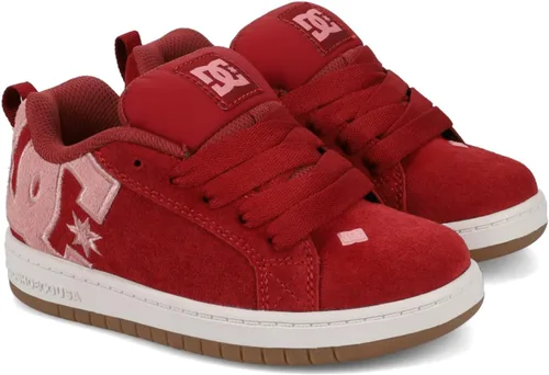 Vista 15 de DC Kids Court Graffik Skate Shoe Negro/Rosa