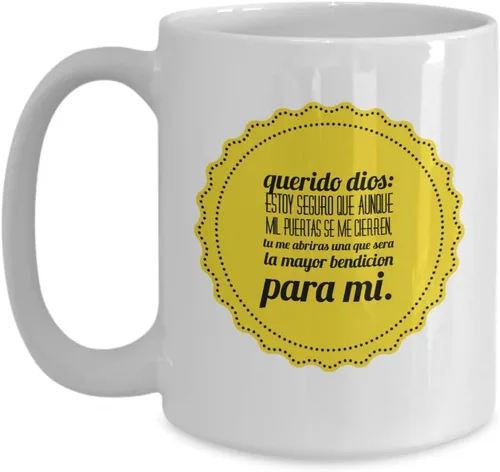 Vista 3 de Regalo para Cristianos Catolicos Judios Dios Tazas de café con monograma para hombres y mujeres que aman taza grande de tazas de café personalizadas