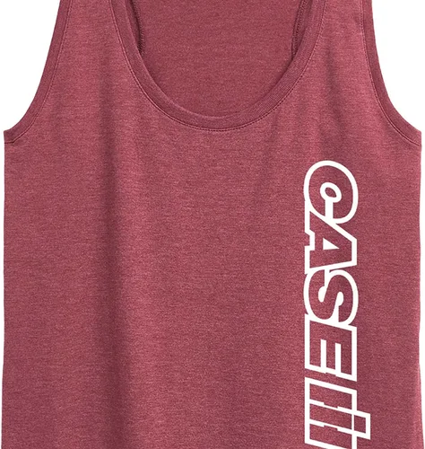 Vista 3 de Case IH Logo - Camiseta sin mangas con espalda cruzada para mujer
