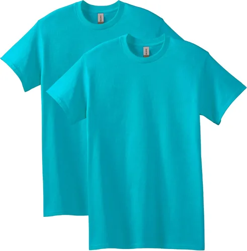 Vista 80 de Gildan Camiseta de algodón pesado para adultos, estilo G5000, paquete múltiple Gris ceniza (paquete de 2)