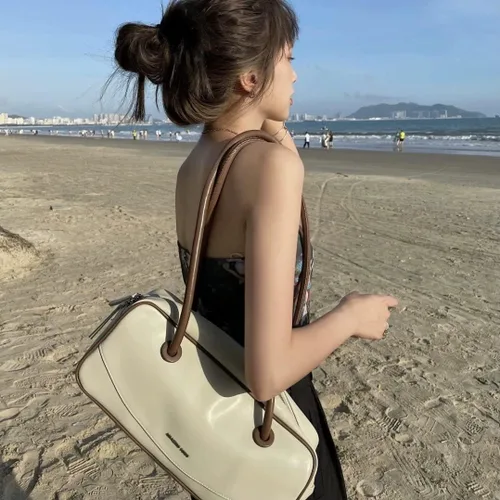 Vista 2 de Amazing Song Bolso de mano de diseñador para mujer, bolso de hombro con asa superior, de cuero, ligero, de gran capacidad para viajes y trabajo