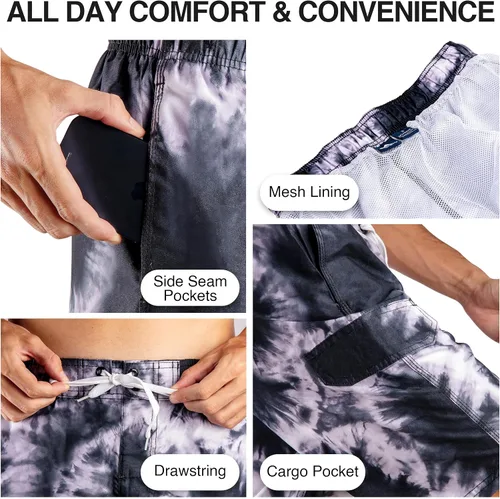 Vista 3 de Kanu Surf - Traje de baño Mirage para hombre (talla regular y grande)