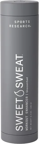 Vista 9 de Sports Research Gel potenciador de entrenamiento Sweet Sweat para maximizar tu ejercicio y sudor más rápido, barra de 6.4 onzas