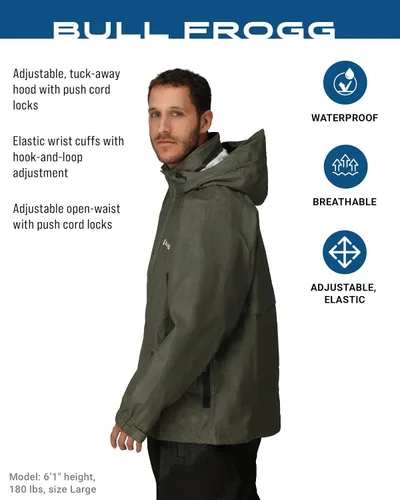 Vista 2 de FROGG TOGGS Chaqueta impermeable transpirable Signature Bull Frogg para hombre