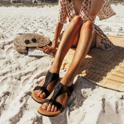 Vista 3 de PARTY Sandalias de punta abierta con soporte de arco para mujer