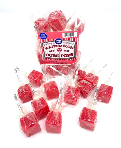 Vista 14 de PKM Candies - Paquete de 12 chupones cuadrados cuadrados de moda antigua: paquete de ventosas con sabor envuelto individualmente por Espeez - Party