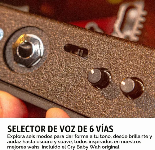 Vista 4 de Dunlop 535Q Cry Baby Multi-Wah, pedal para guitarra eléctrica, color negro