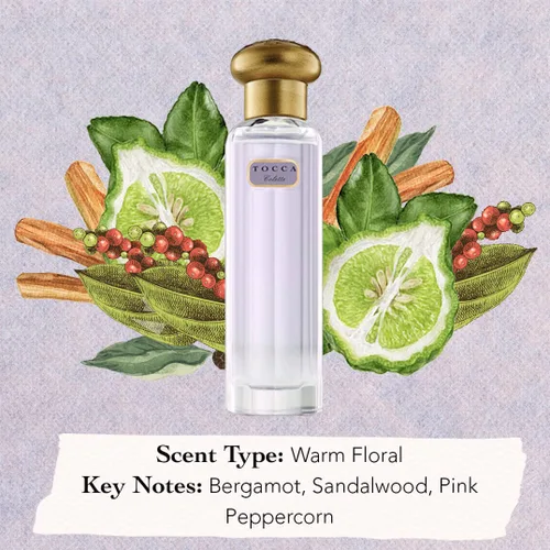 Vista 4 de Tocca Perfume para mujer, fragancia Colette, 0.68 oz (0.7 fl oz) - Floral cálido, bergamota, sándalo, pimienta rosa