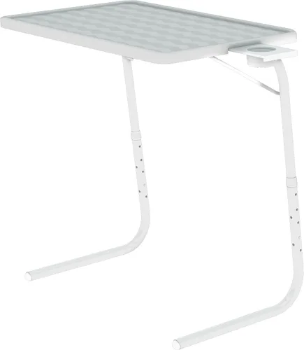 Vista 13 de Table-Mate Bandeja/mesa de TV Escritorio portátil plegable para cenar, bandejas de mesa de sofá para comer bocadillos, escritorio portátil