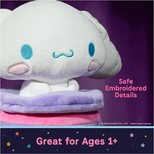Vista 3 de GUND Sanrio Cinnamoroll in Magic Hat 10-Inch Circus Plush Toy for Ages 1+