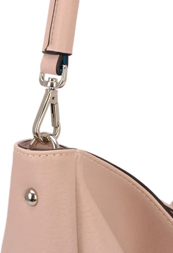 Vista 6 de DAVIDJONES - Bolso tipo Hobo de piel sintética suave para mujer, bolso cruzado mediano, bolso de hombro con asa superior, Bolso Hobo clásico simple