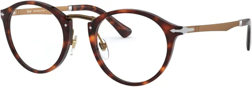 Vista 2 de Persol PO3248V - Marcos redondos para gafas graduadas HavanaDemo Lens