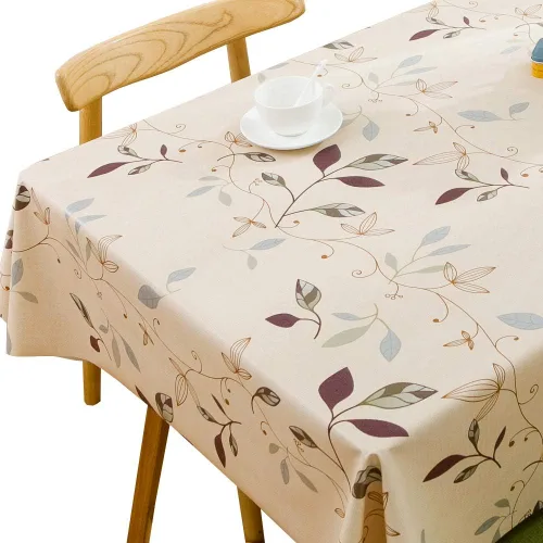 Vista 17 de TruDelve Mantel de Vinilo Resistente Mantel de Mesa de Plástico para Mesas Cuadradas Impermeable Hule Manteles para Mesa Cubierta de Mesa