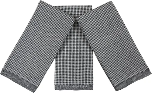 Vista 6 de Diamond Weave - Juego de 4 paños de cocina neutros sólidos, 100 % algodón, secado suave, ultra absorbente, juego de 4 multiusos, para uso diario