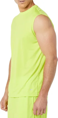 Vista 6 de Tienda Essentials Men's Active Performance Tech Muscle Sleeveless Tank Top Workout Shirt, Pack of 2