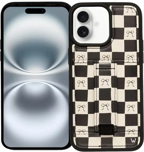 Vista 84 de Fundas Walli para iPhone 13, funda tipo cartera con soporte para tarjetas, elegante y moderna cubierta para mujeres, se ajusta al iPhone 13