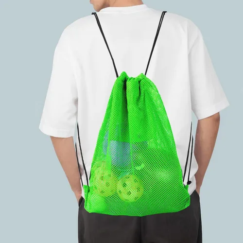 Vista 41 de GSE Games & Sports Expert Bolsa de malla con cordón para béisbol, pelotas de pickleball, pelotas de golf, gimnasio, equipo de natación, lavandería