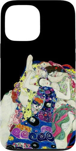 Vista 24 de Gustav Klimt The Maiden Painting Funda para iPhone 17