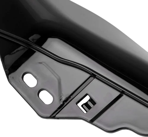 Vista 7 de Deflector de aire de marco medio negro escudo térmico para Harley Electra Glide Road Glide Road King Street Glide Tri Glide 2017 2018 2019