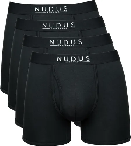 Vista 7 de NUDUS Ropa interior de bambú y rayón para hombre, elegante, suave, con bragueta - Juego de 4 en caja de regalo