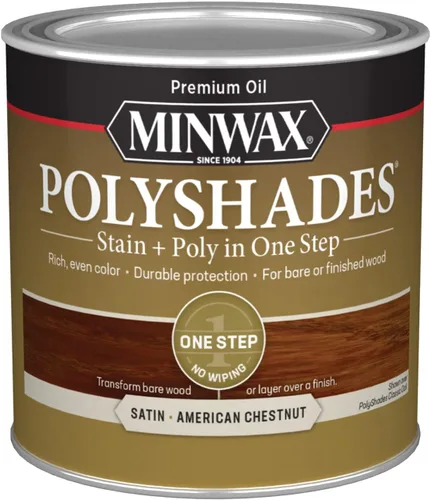 Vista 15 de Barniz Minwax 213104444 PolyShades Miel