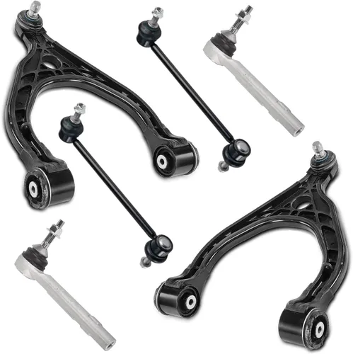 Vista 70 de Detroit Axle - Kit de brazos de control delantero para Chevy Silverado 1500 GMC Sierra 1500 GMC Sierra 1500 Avalanche Yukon Tahoe Escalade ESV EXT