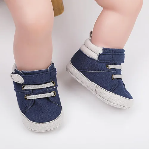 Vista 3 de SOFMUO Zapatos deportivos para bebés, niños y niñas, de piel sintética, antideslizantes, suela de goma suave, botines de vestir para niños pequeños