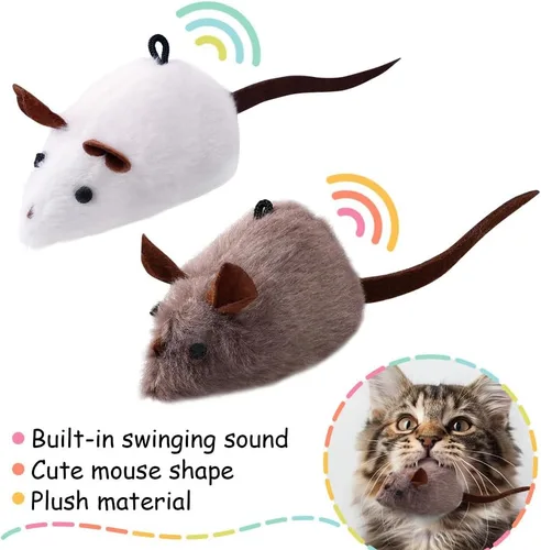 Vista 5 de PAZ'S GIFT Juguetes para gatos de felpa con hierba gatera, juguetes para patadas para gatos, limpia los dientes, elimina el mal aliento, adorables