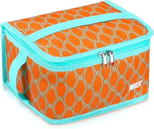 Vista 22 de MIER Lonchera térmica para hombres, mujeres y niños, portátil, pequeña, para 9 latas, mini hielera térmica compacta para escuela, trabajo, picnic