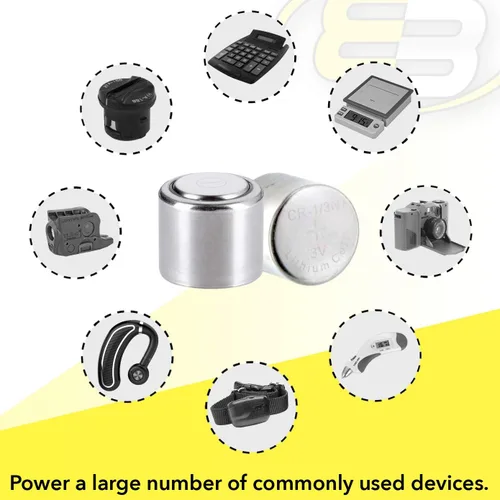 Vista 4 de Batería CR1/3N compatible con Nikon FE10 FM2n FA, Dog Watch R6 R7, PIF-275 CR11108