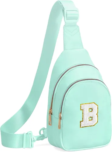 Vista 19 de Regalos de cumpleaños Viverte para niñas de 7, 8, 9, 10, 11, 12, 13 años, pequeño bolso cruzado de hombro con inicial, bolso cruzado de hombro