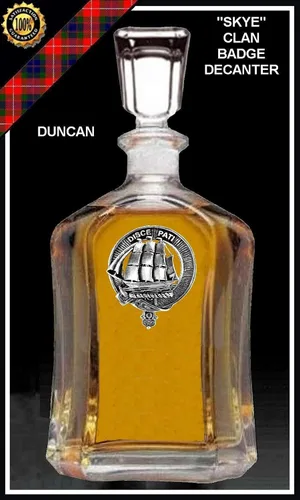 Vista 2 de Decantador de insignia del clan escocés Duncan