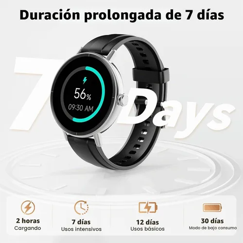 Vista 7 de Yoever Smart Watch for Men Women,1.57" 43mm HD Scree,BT Calling,2 Straps