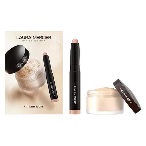 Vista 10 de Laura Mercier Polvo de ajuste suelto translúcido, control de brillo las 24 horas, acabado mate suave, impregnado con vitaminas C+ E, uso duradero