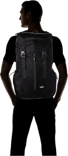 Vista 6 de Oakley Mochila Voyager para hombre, Blackout, Mochila Voyager