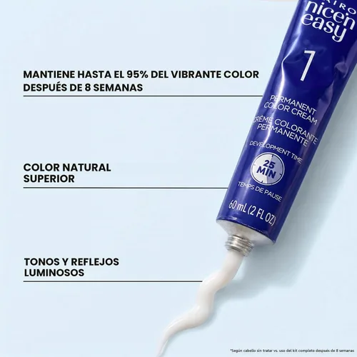 Vista 8 de Clairol Nice'n Easy - Tinte permanente para el cabello, rubio ceniza medio 8A rubio ceniza medio